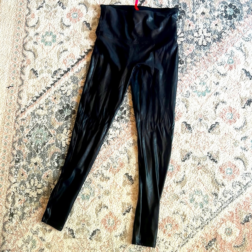 Spanx Faux Leather Leggings